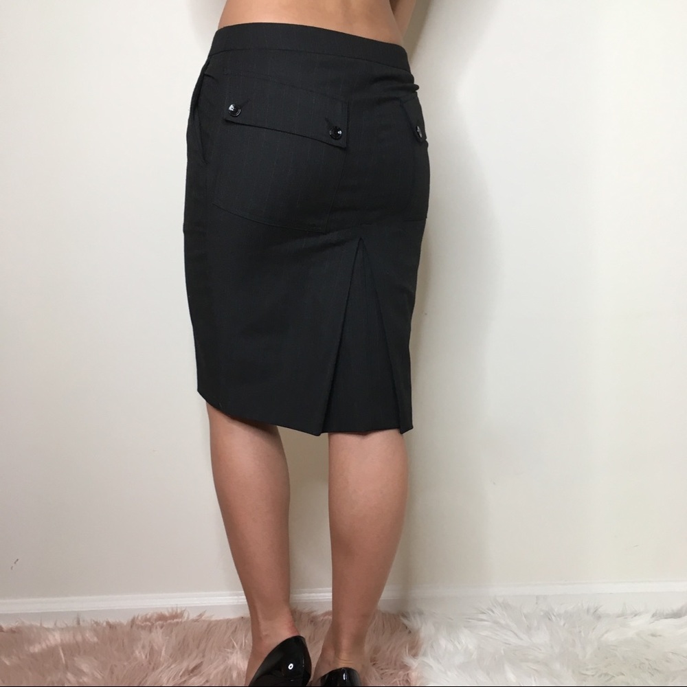 Italian Katie G Pencil Skirt Striped